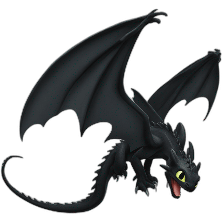 Dragon toothless emoji