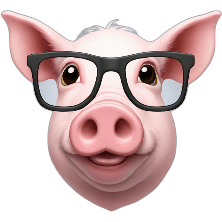 pig-glasses emoji