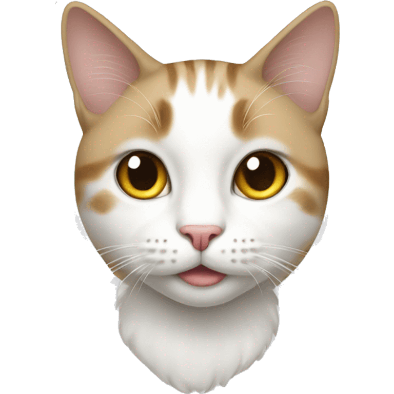 cat white  emoji