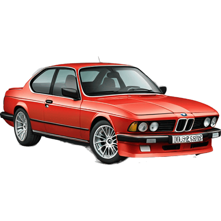 E24 BMW M6 emoji