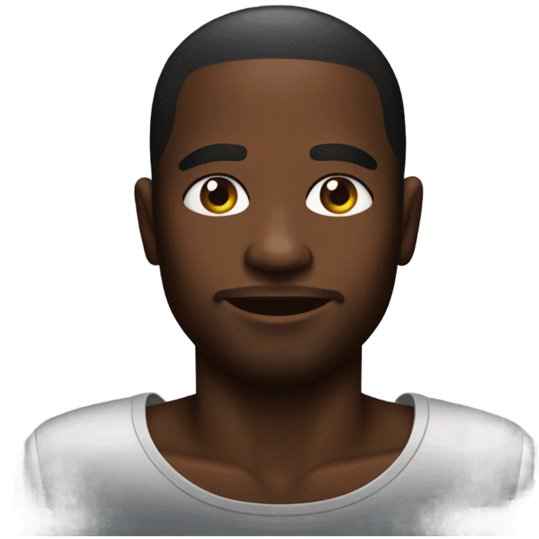 Black Man With Oil emoji