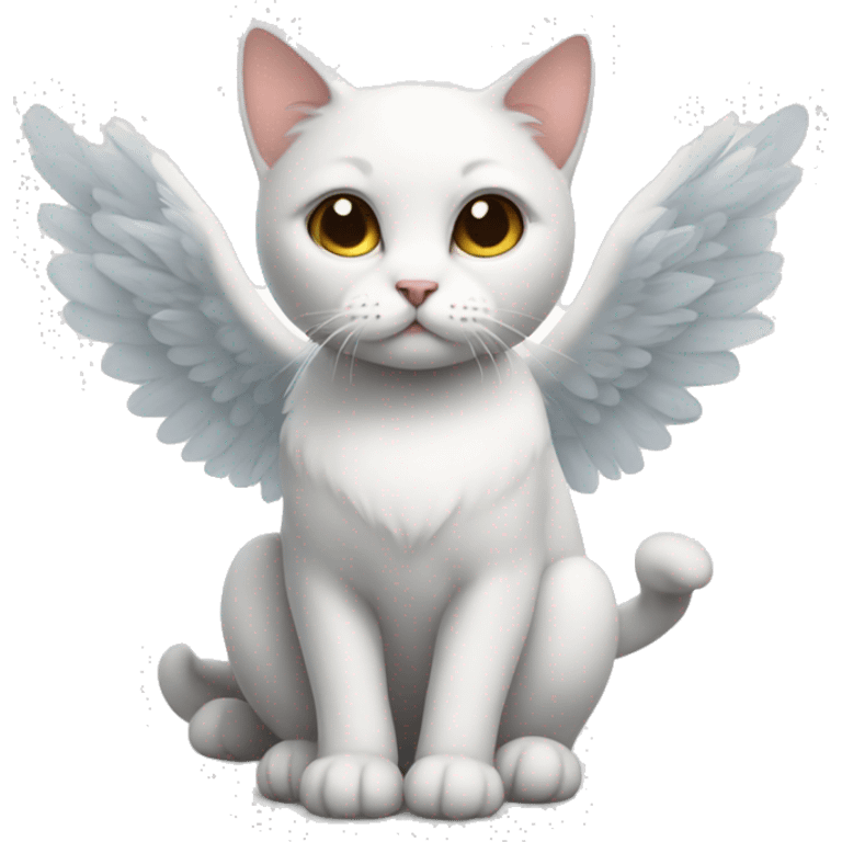 angel cat emoji