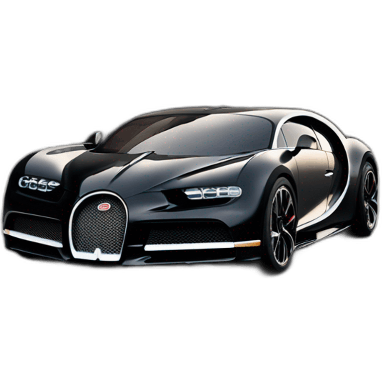 Bugatti la voiture noire emoji