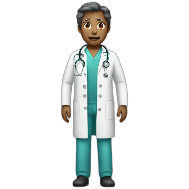 HALOWEEN COSTUME OF A DOCTOR emoji