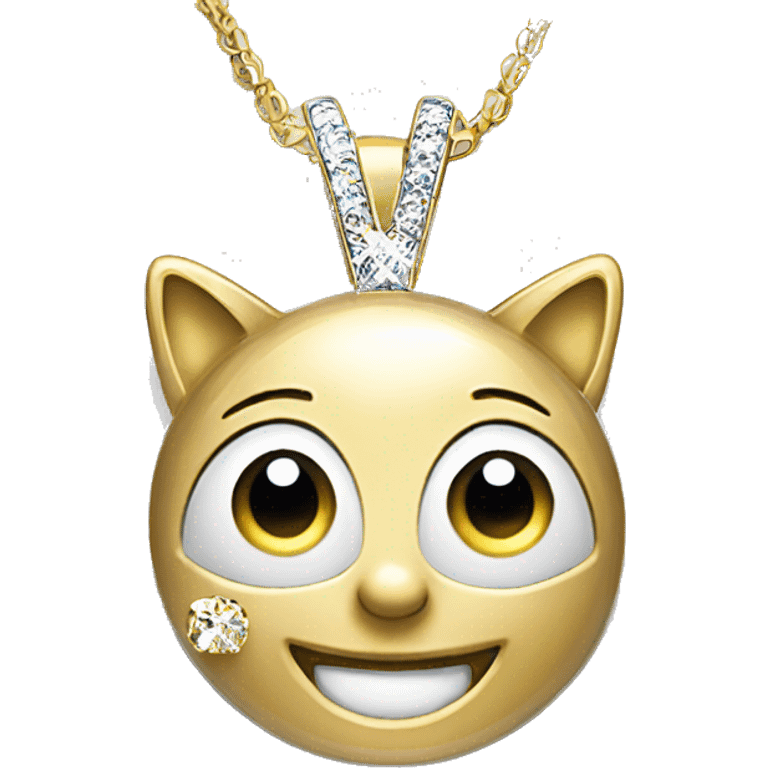 Sparkling diamond necklace Swarovski  emoji