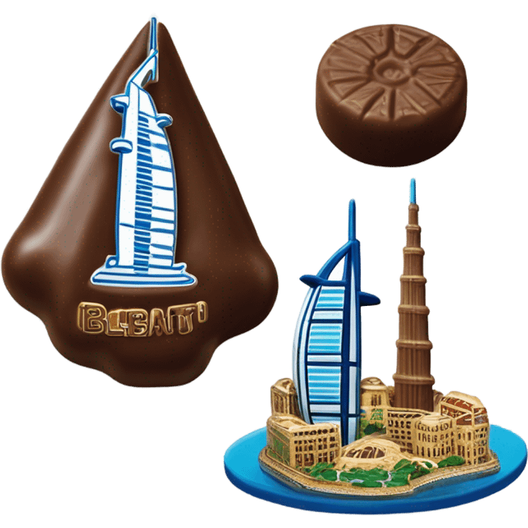 Dubái chocolate emoji