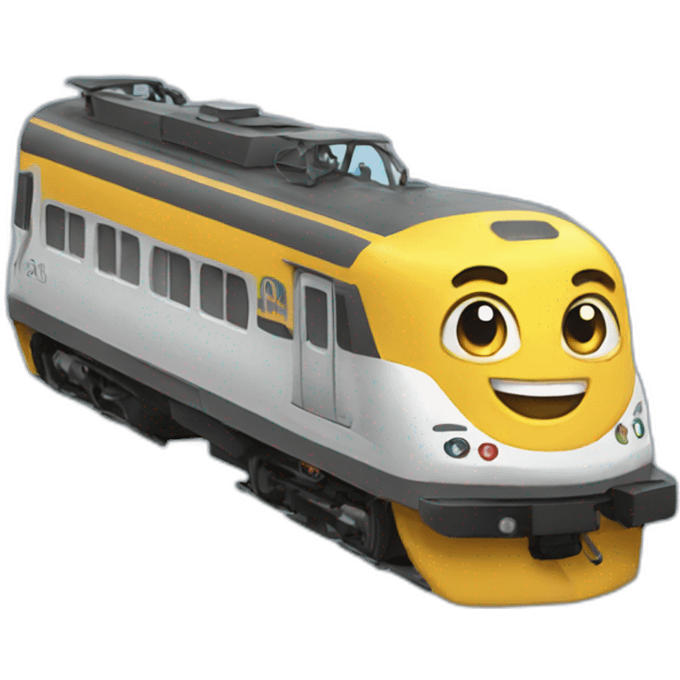 un train qui vole emoji