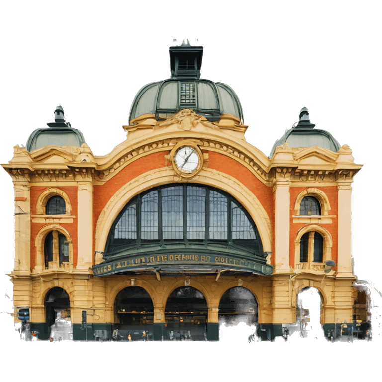 Flinders street station Melbourne emoji