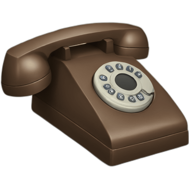 Old phone emoji