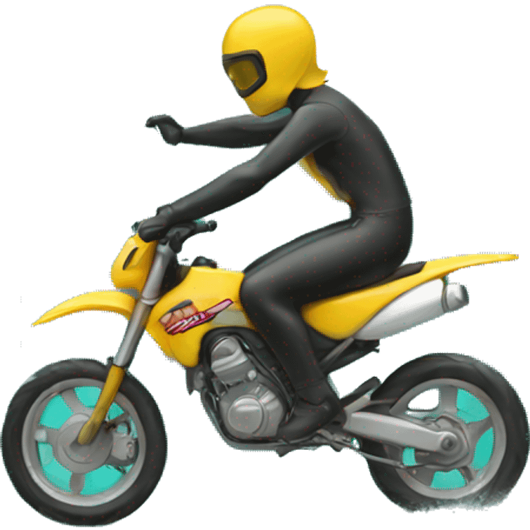 Surf and motorbike emoji