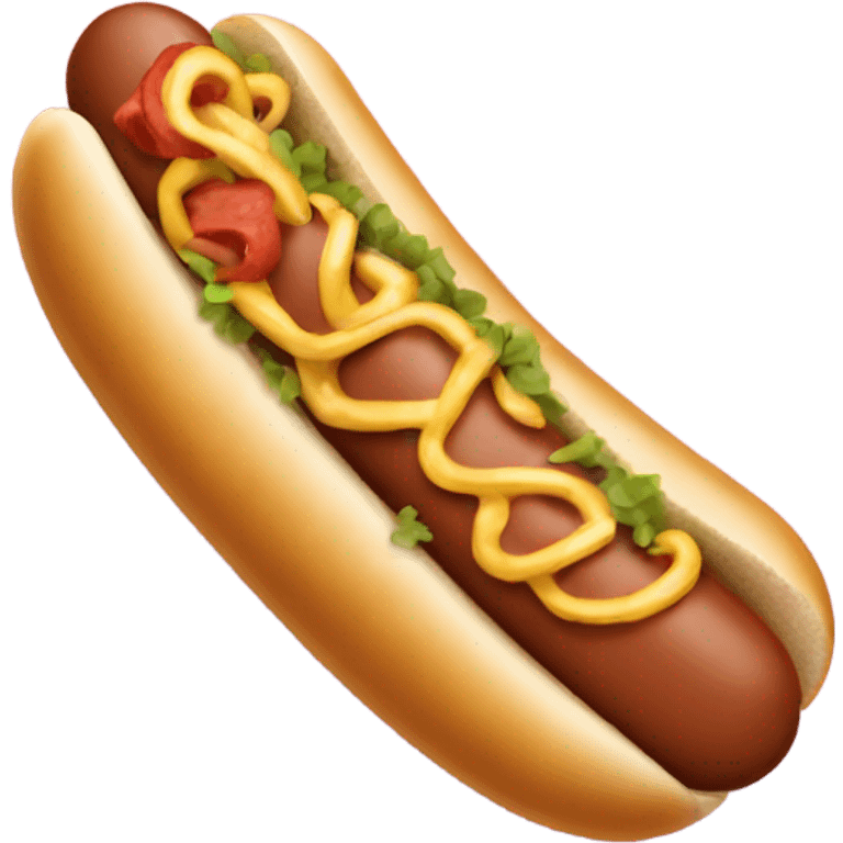 Stinky hot dog emoji