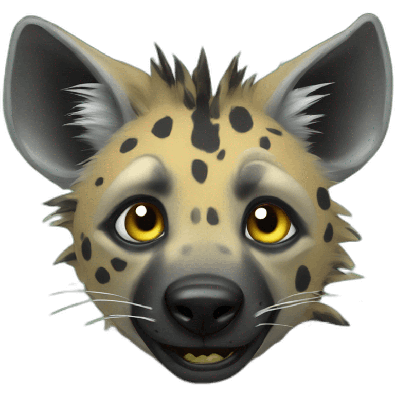 trippy hyena emoji