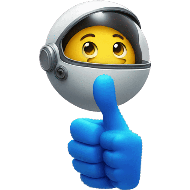 a star in space that thumbs up emoji