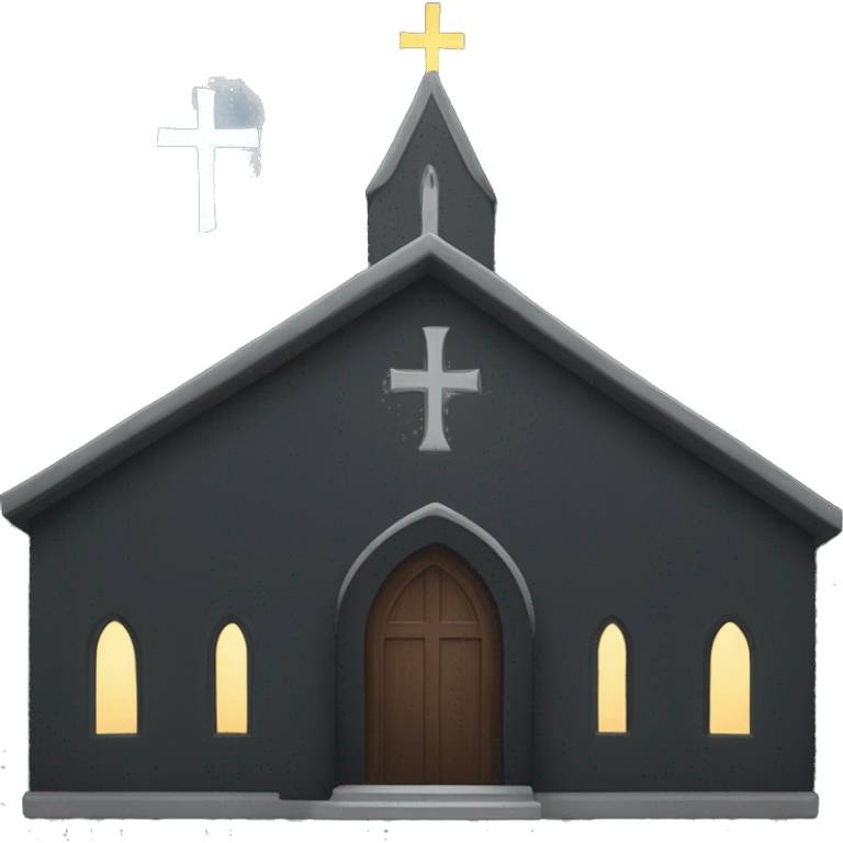 dark church  emoji