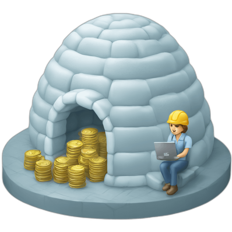 igloo processing dollars emoji