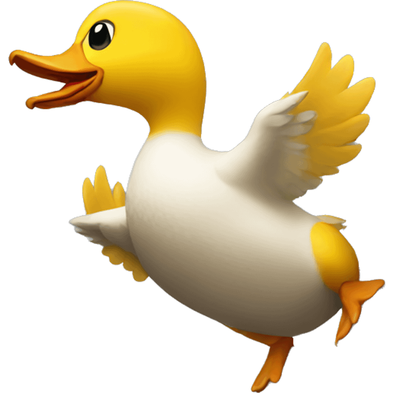 climbing duck emoji