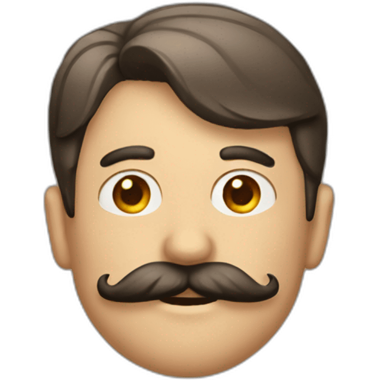 Mustache man  emoji