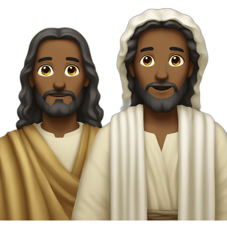 Jesus et Moses emoji