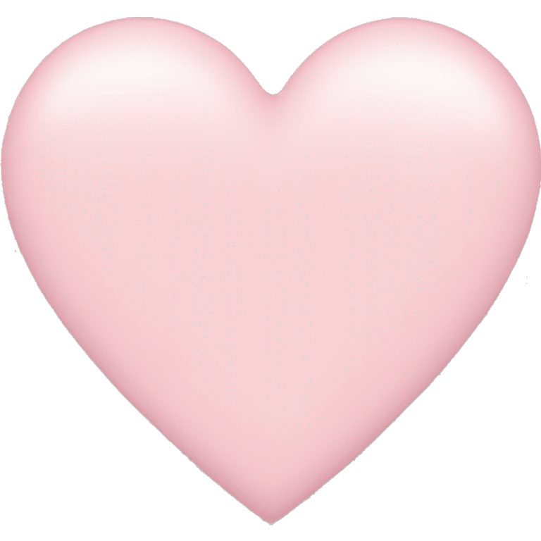 Light pink heart emoji