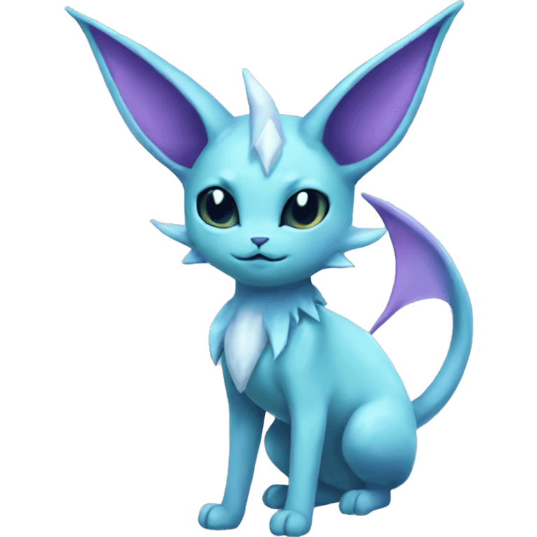 Espeon-Vaporeon full body emoji