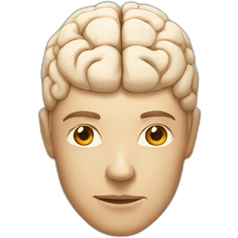 Brain evolution emoji