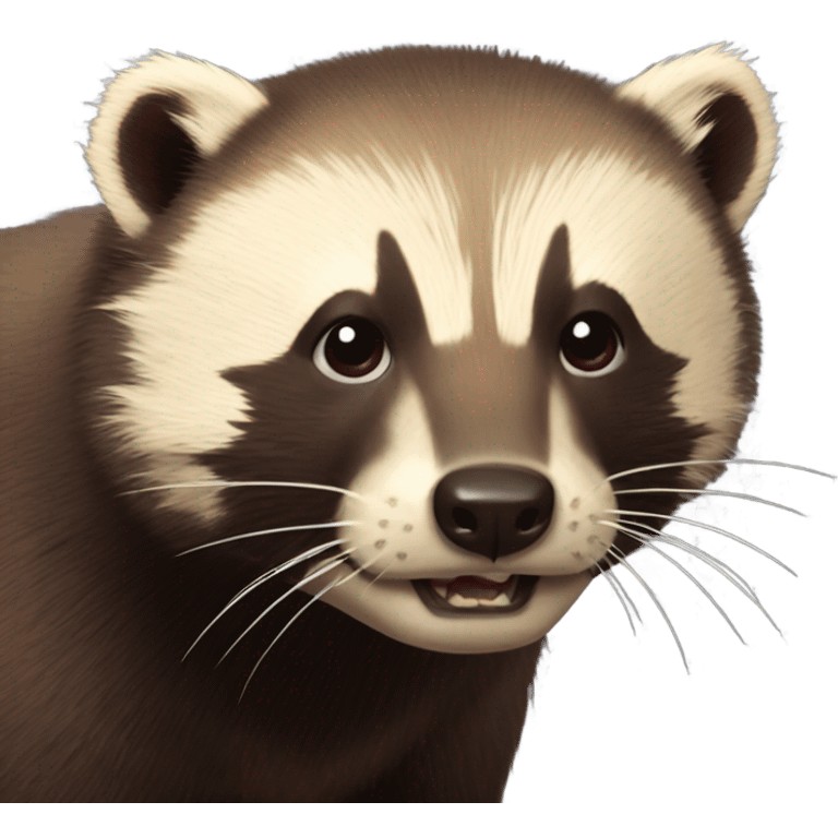 Mustelid Wolverine  emoji