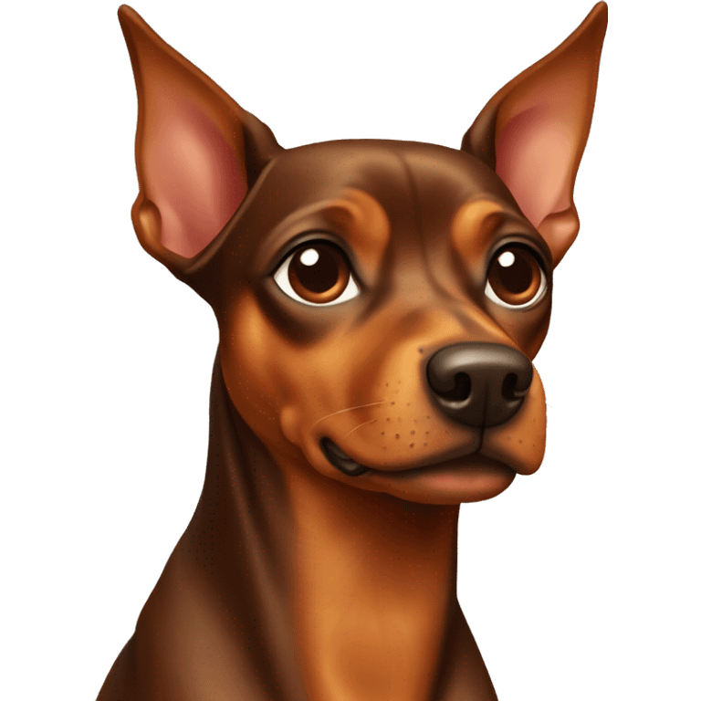 Pinscher brown emoji