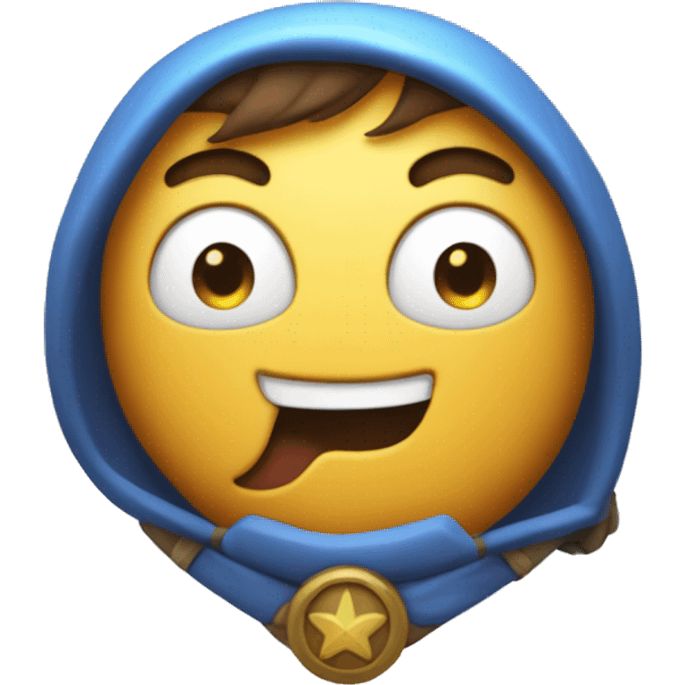 Chat bubble "hero is a good boy" emoji