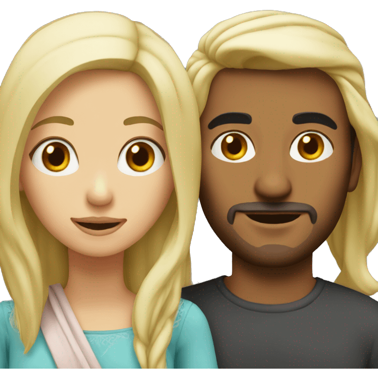 arab man with blonde hair girl emoji