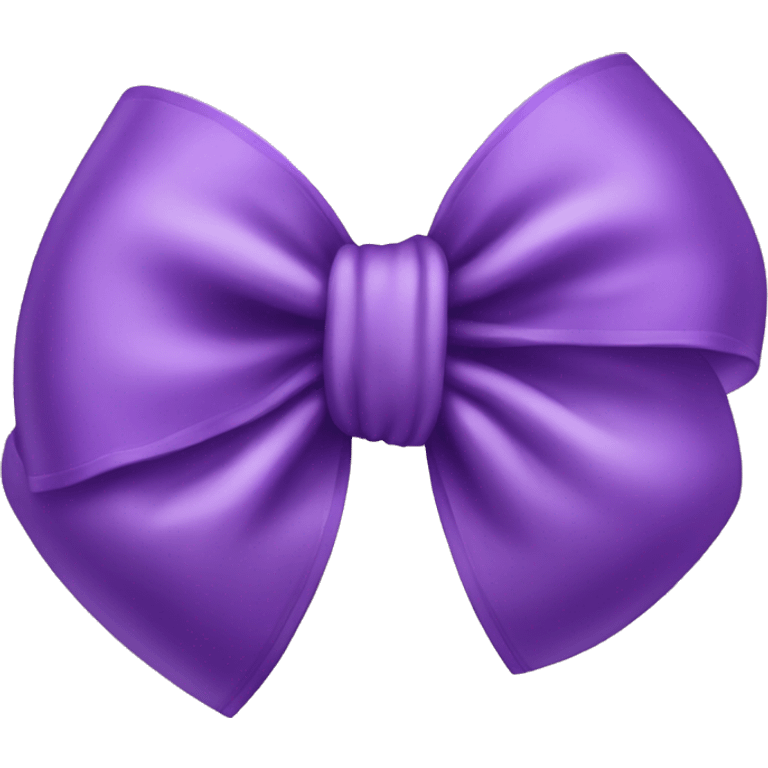 Violet bow emoji