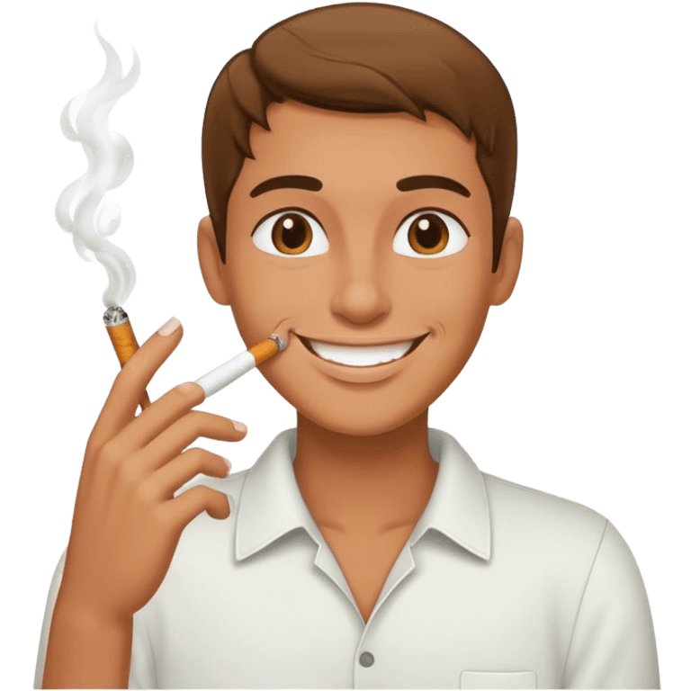 Cigarette smille  emoji