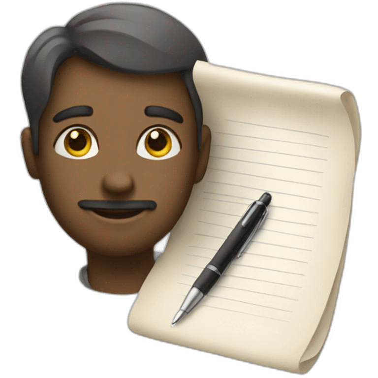 pen and paper emoji