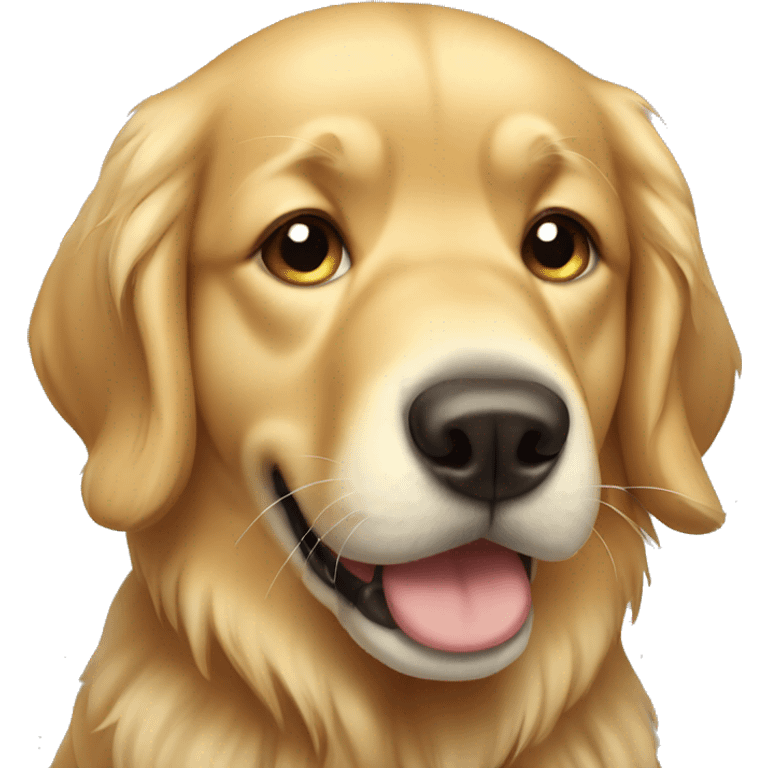 crying golden retriever emoji