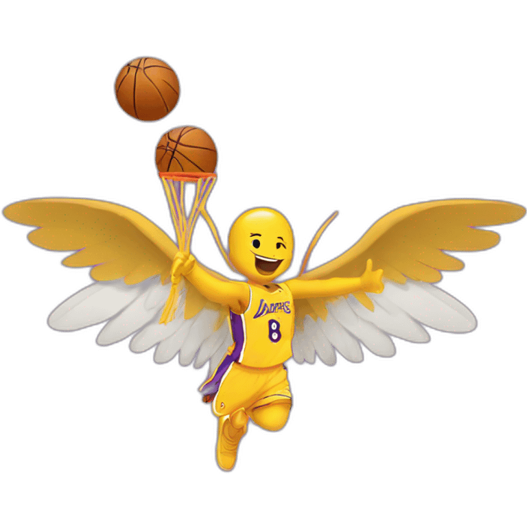 Kobe en ange emoji