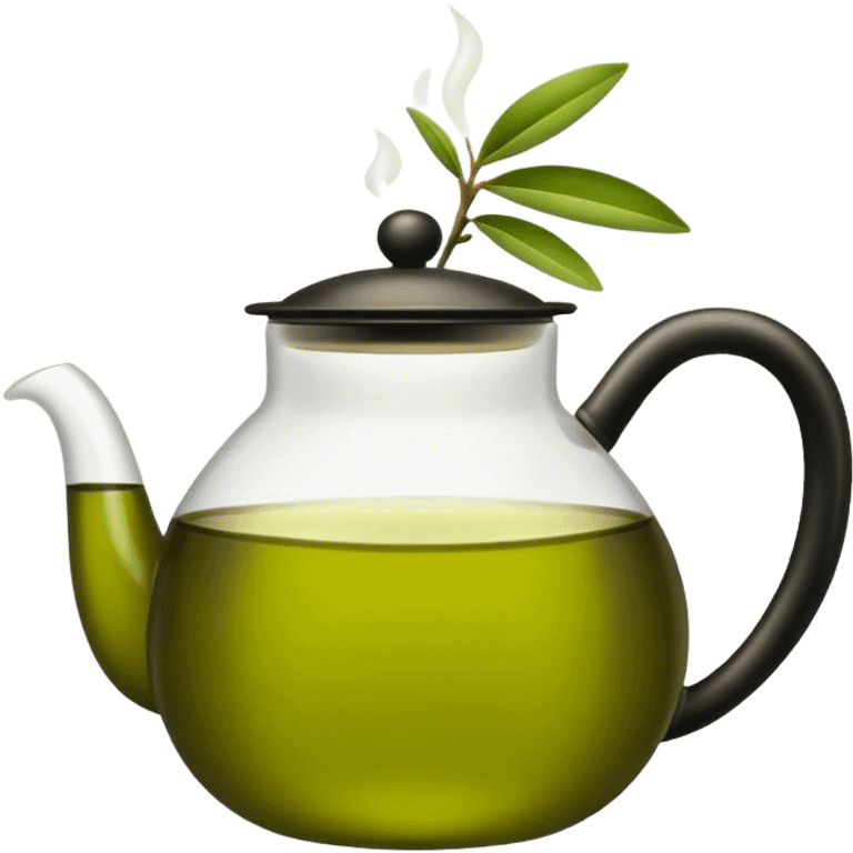 Olive color tea  emoji