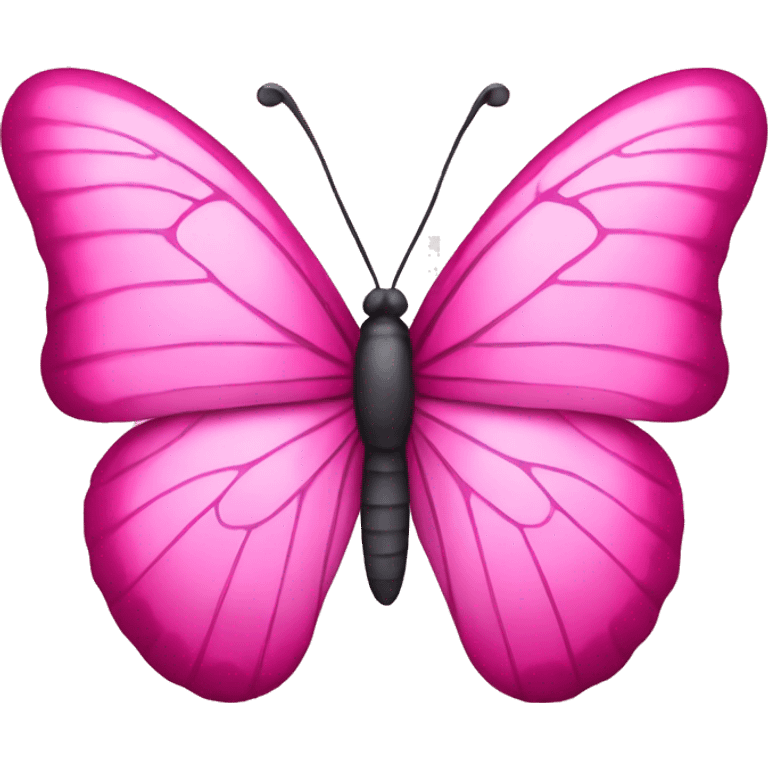 pink butterfly  emoji