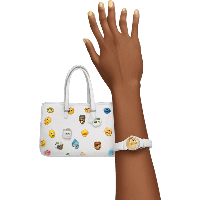 Kelly bag on my wrist  emoji