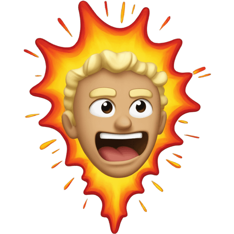 Cartoony explosion  emoji