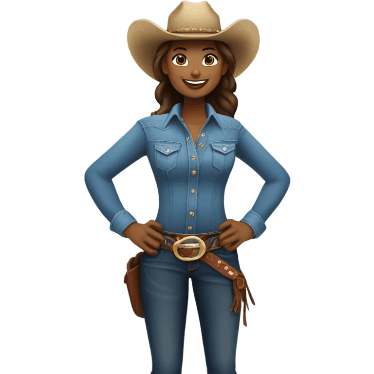 Cowgirl emoji