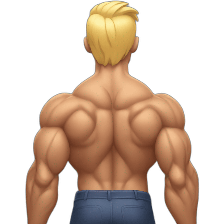 muscle back emoji