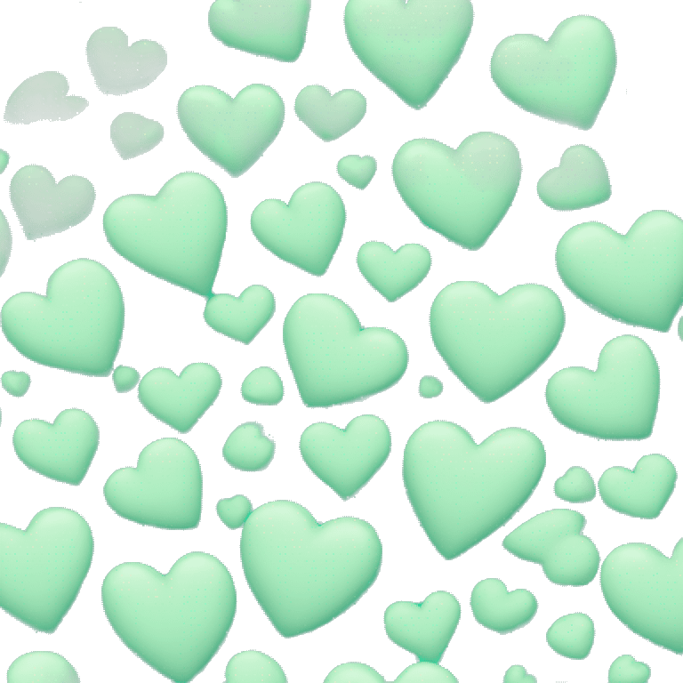 seafoam green heart emoji