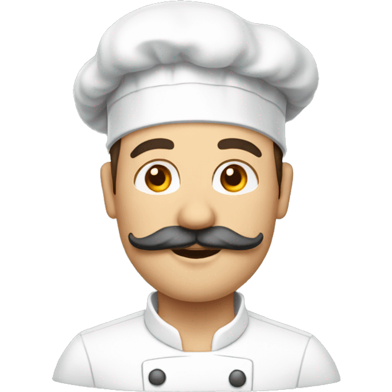 white chef with brown mustache emoji