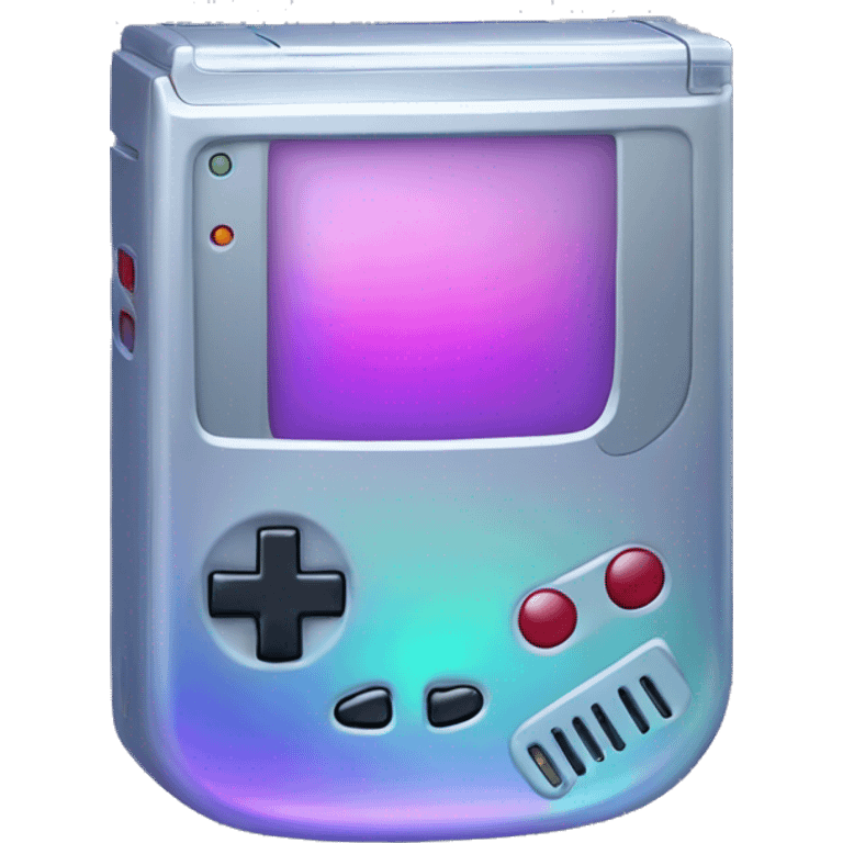 Iridescent Gameboy  emoji