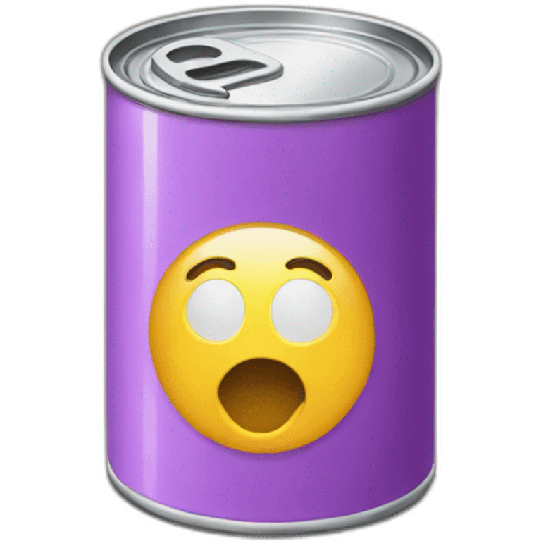 an open can  emoji