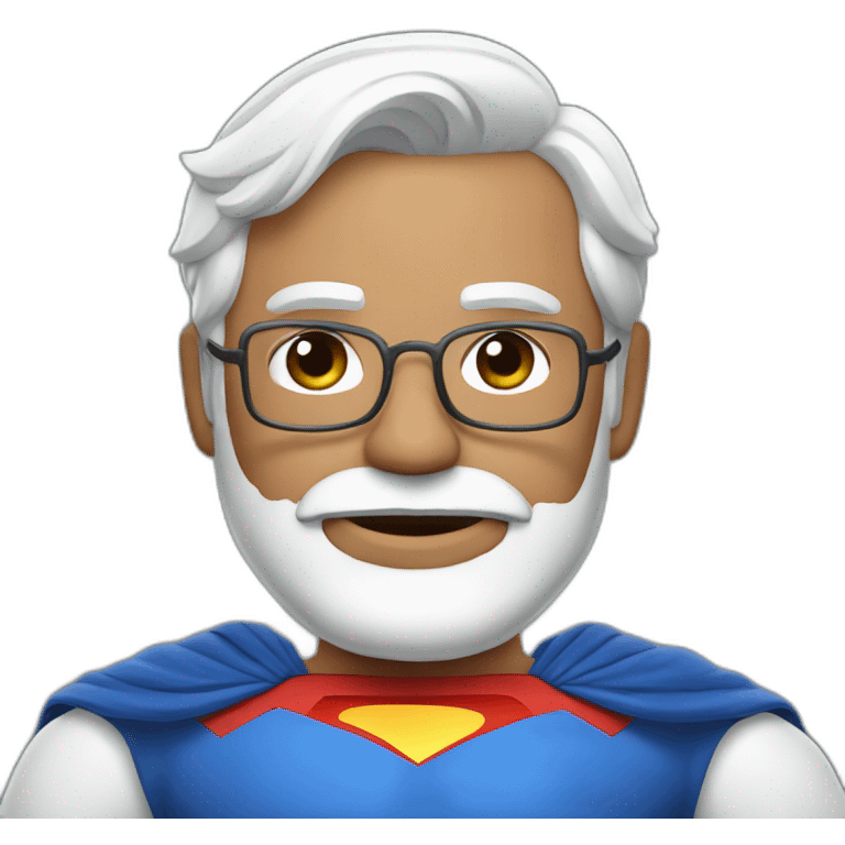 Modi super man emoji