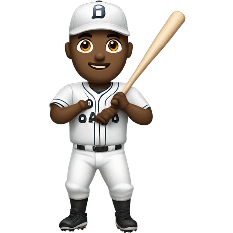 White baseball player emoji