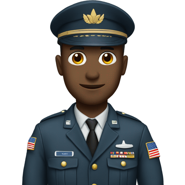 Military pilot emoji