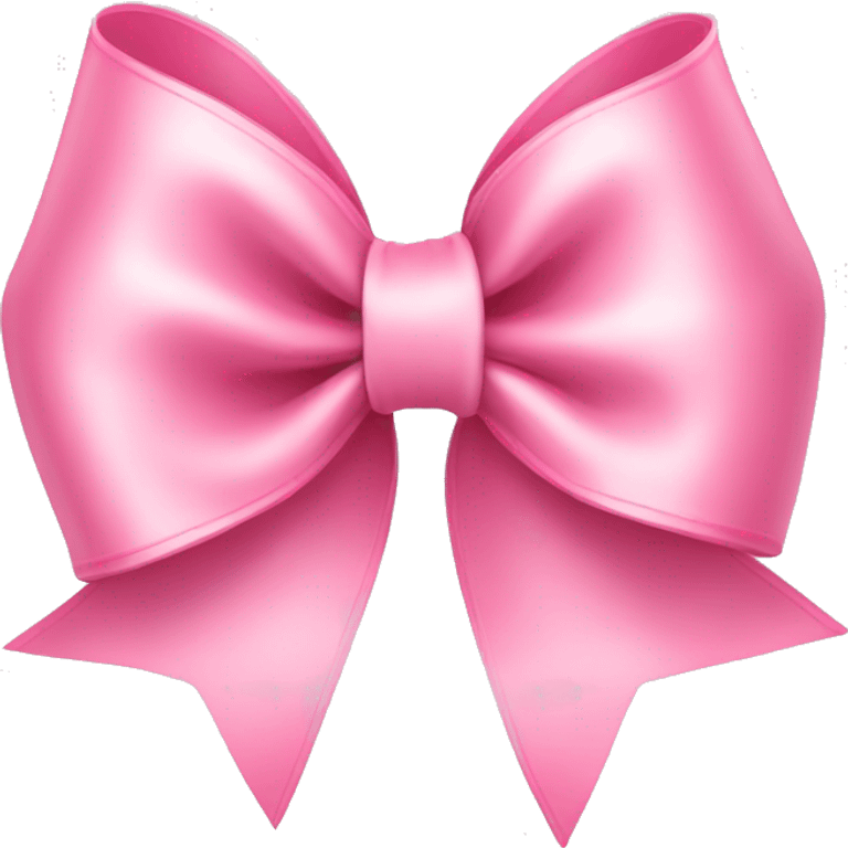 light pink ribbon bow emoji