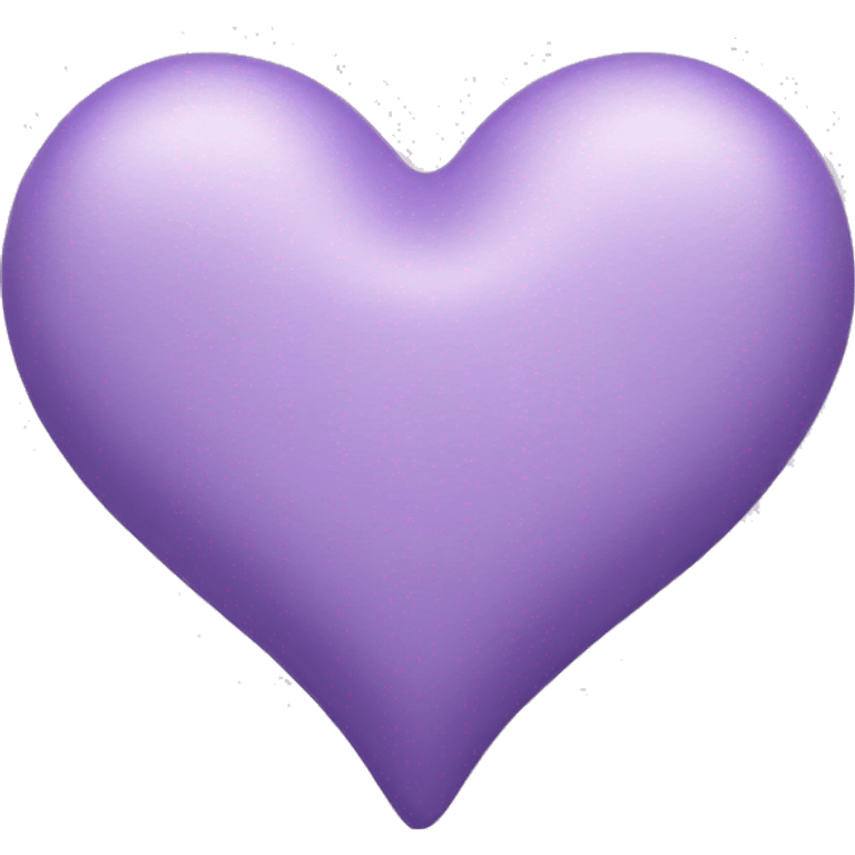 Lilac love heart emoji