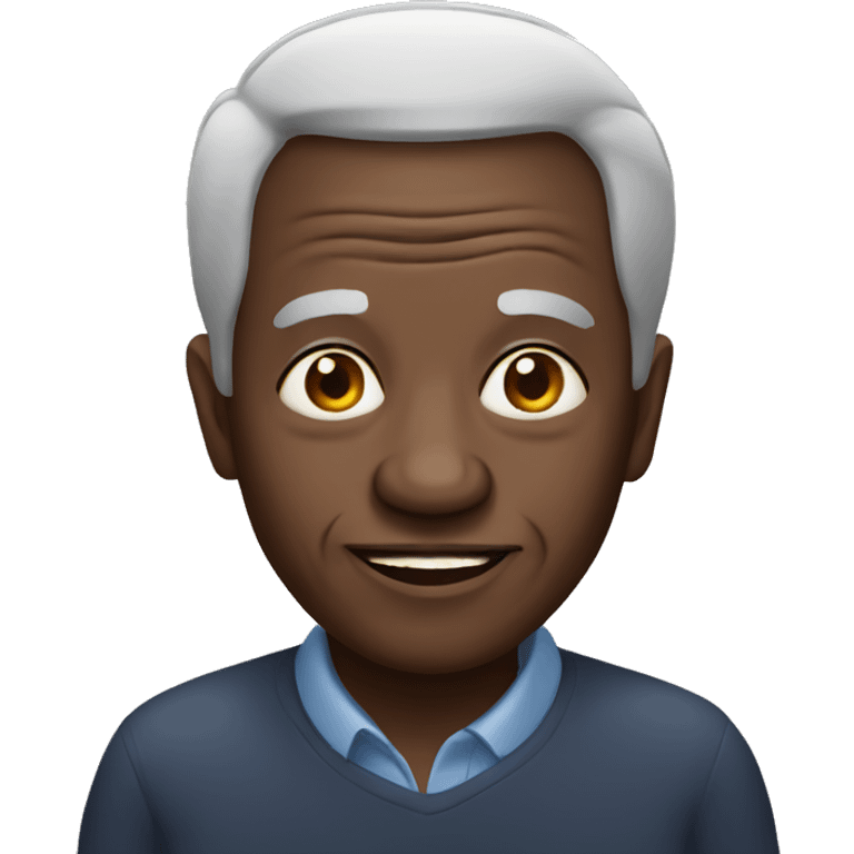 African elderly man  emoji